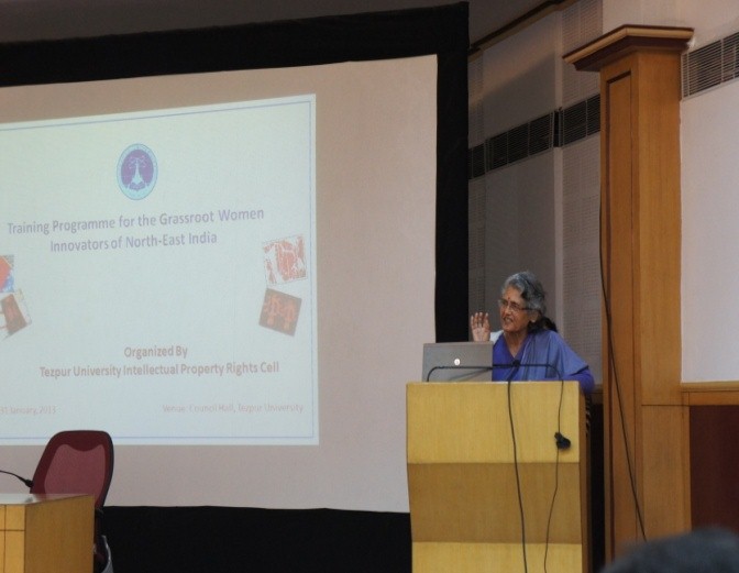 Mrs Minakshi Bhuyan, Guest of Honour of the inaugural programme